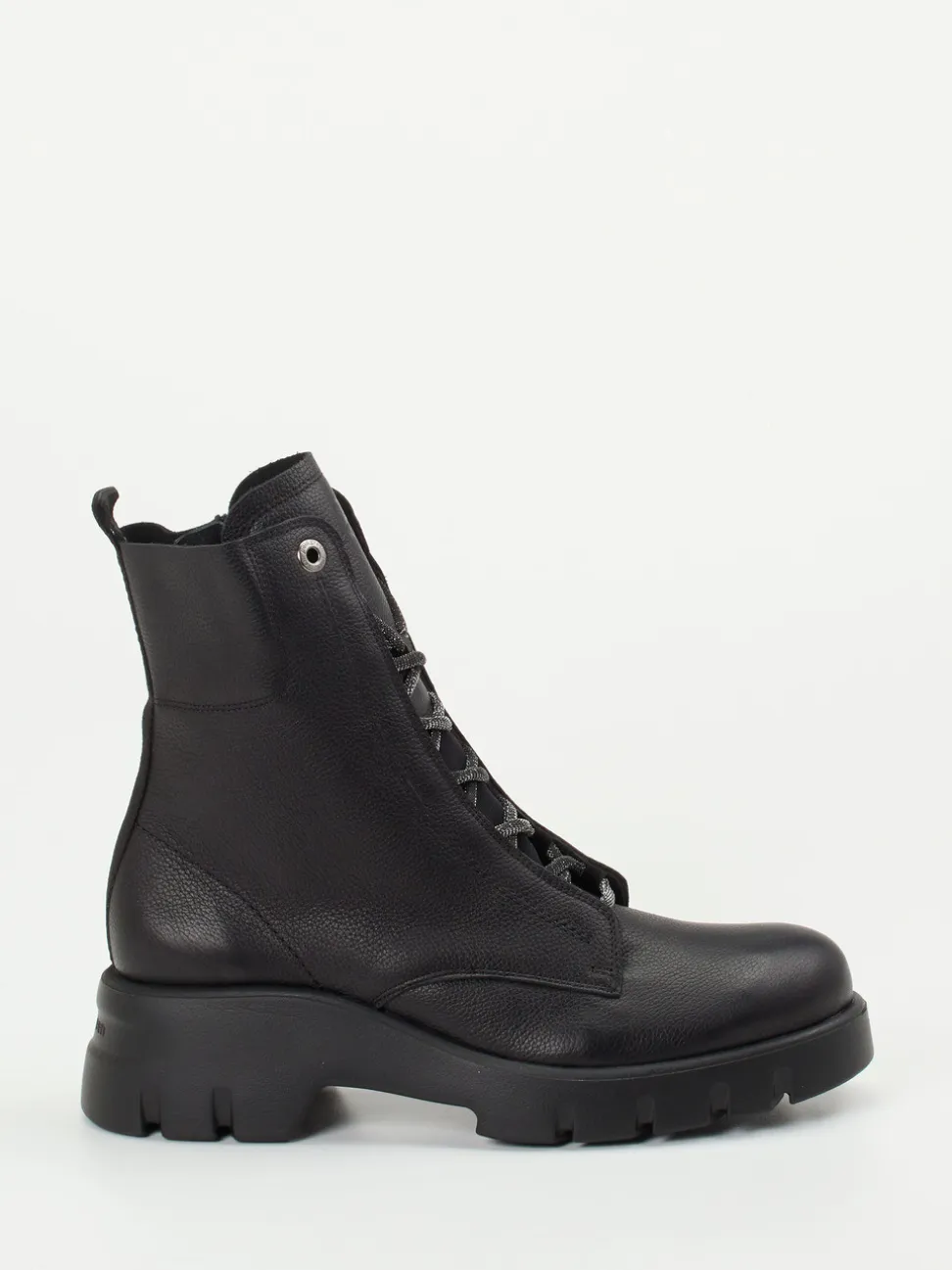 Paul Green – Schnürboots aus Kalbleder schwarz