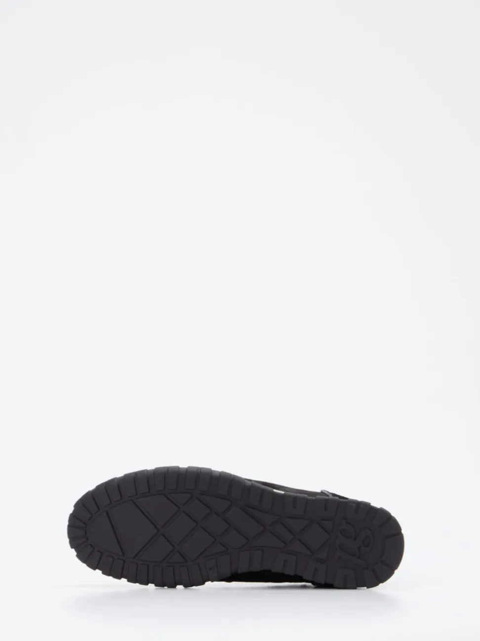 Paul Green – Schnürboots aus Veloursleder Schwarz