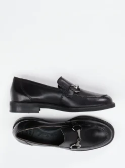 Paul Green – Slipper aus Kalbleder in Schwarz