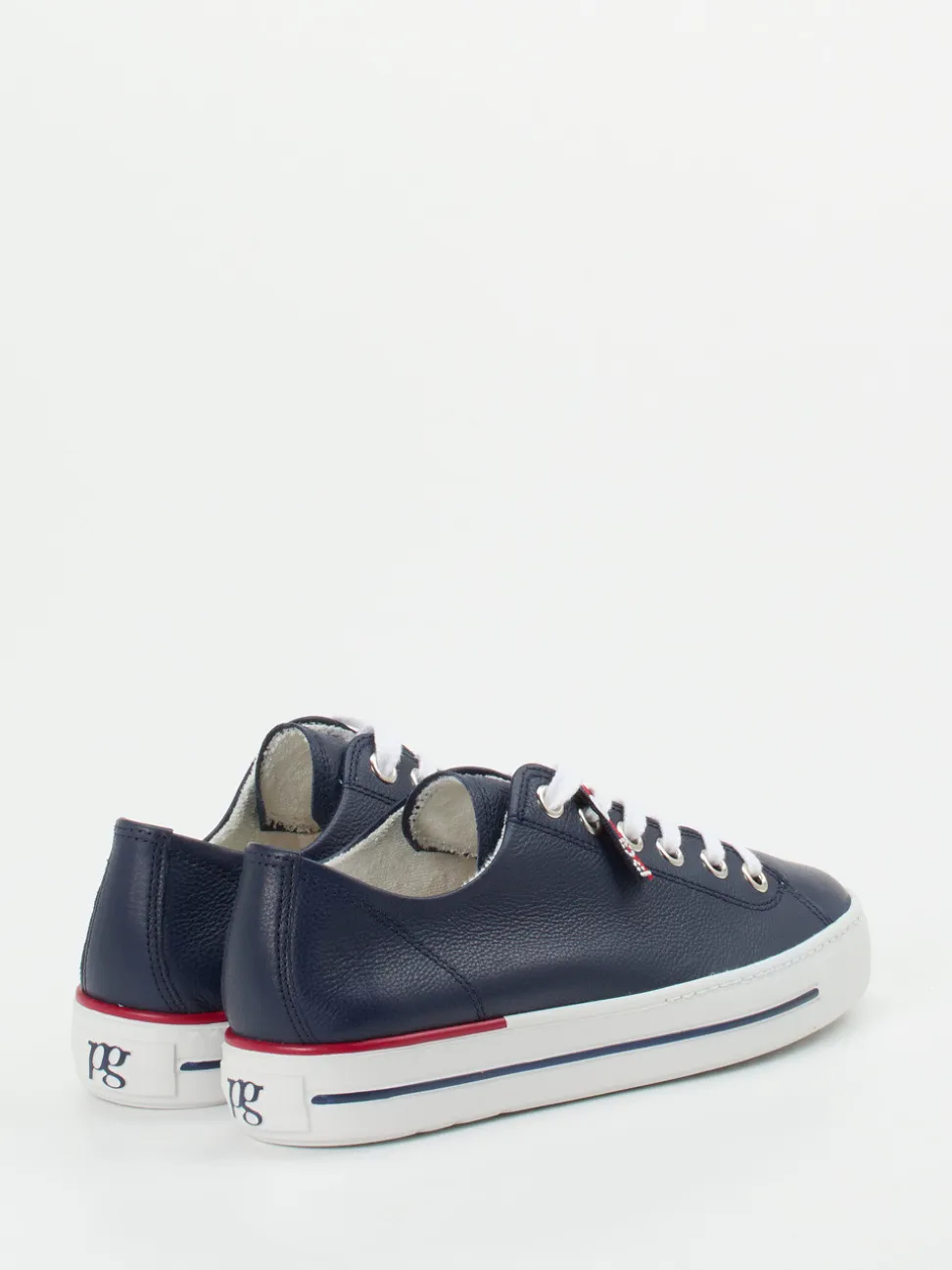 Paul Green – Sneaker aus Kalbleder in Marineblau