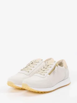 Paul Green – Sneaker aus Kalbleder beige