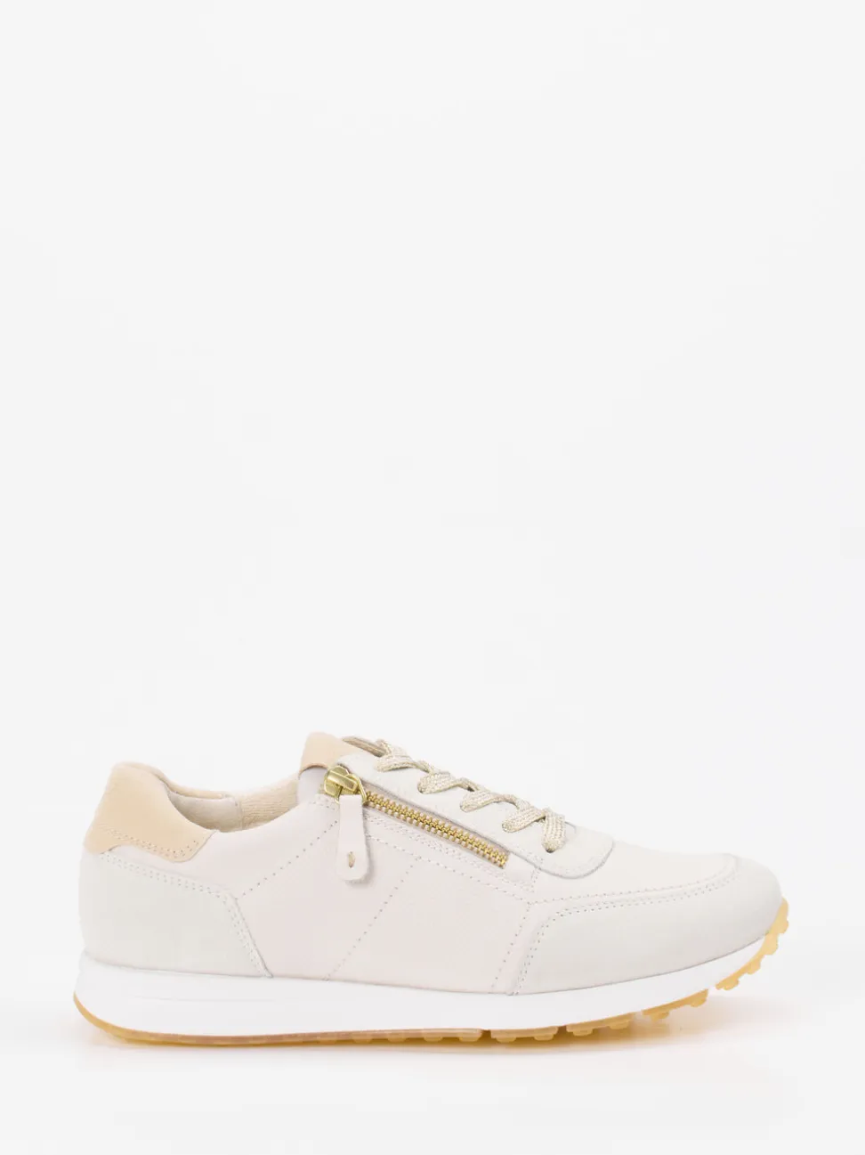 Paul Green – Sneaker aus Kalbleder beige
