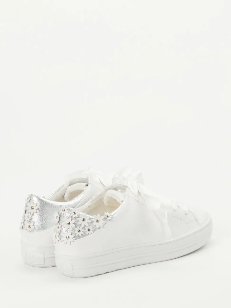 Paul Green – Sneaker aus Kalbleder mit Satinband