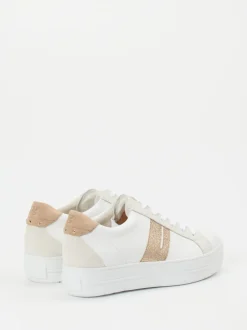 Paul Green – Sneaker aus Kalbleder mit Glitzereffekt