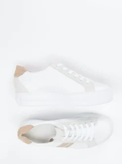 Paul Green – Sneaker aus Kalbleder mit Glitzereffekt