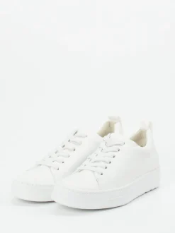 Paul Green – Sneaker aus Kalbleder weiß