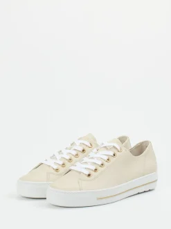 Paul Green – Sneaker aus Kalbleder in Beige