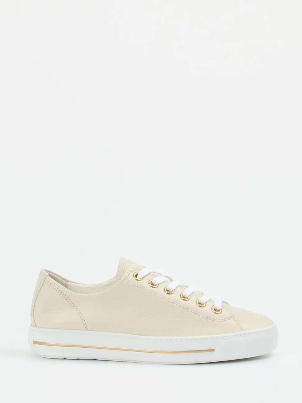 Paul Green – Sneaker aus Kalbleder in Beige
