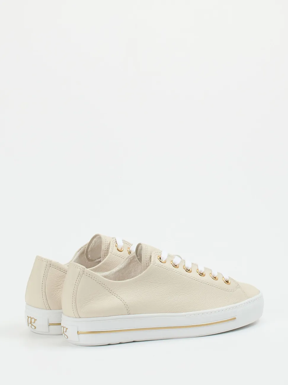 Paul Green – Sneaker aus Kalbleder in Beige
