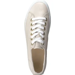 Paul Green – Sneaker aus Kalbleder in Beige