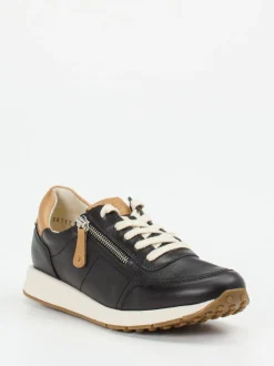 Paul Green – Sneaker aus Kalbleder in Schwarz