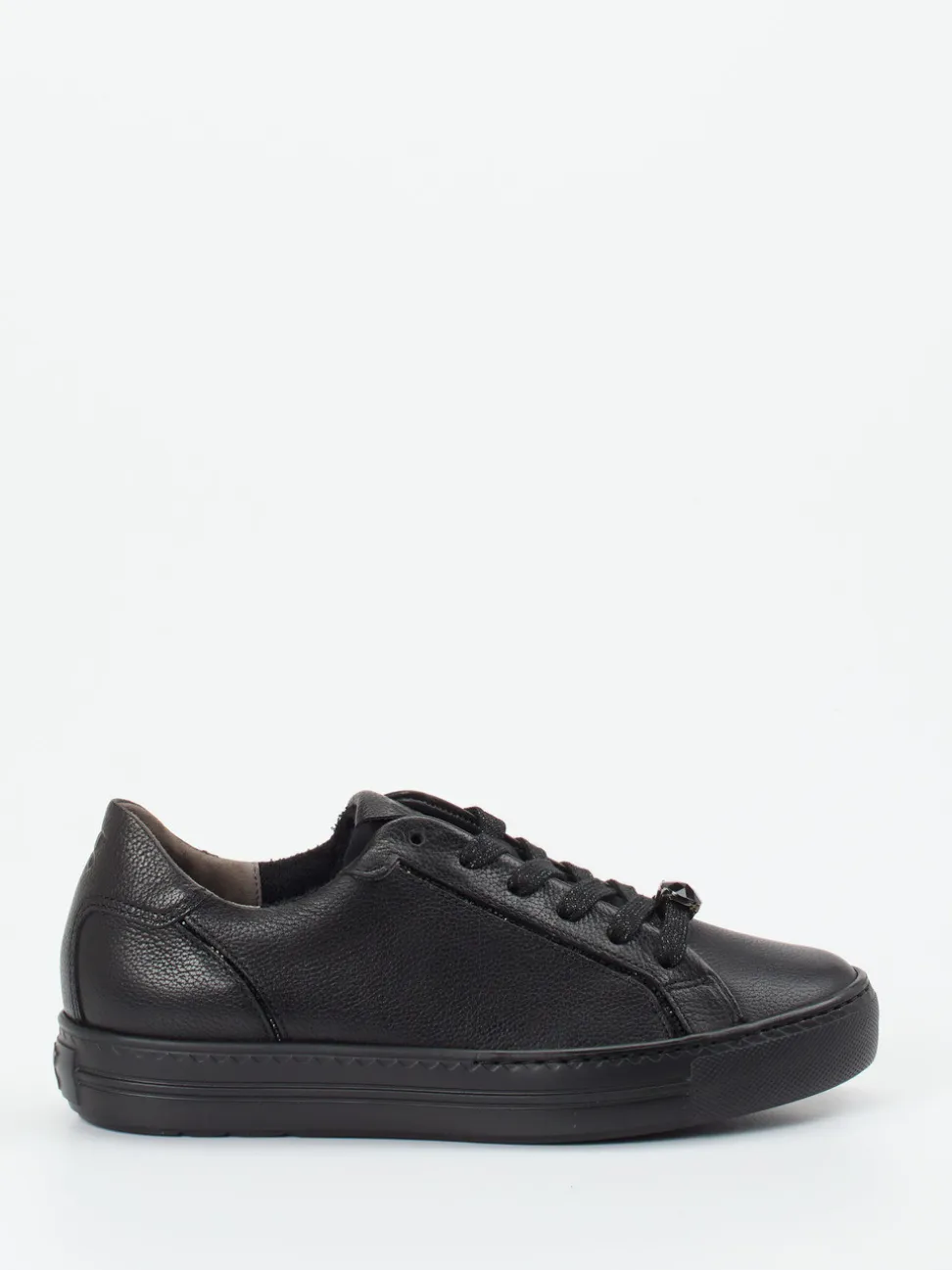 Paul Green – Sneaker aus Kalbleder Schwarz