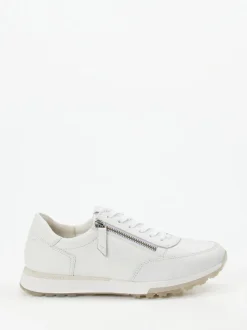 Paul Green – Sneaker aus Kalbleder in Weiß