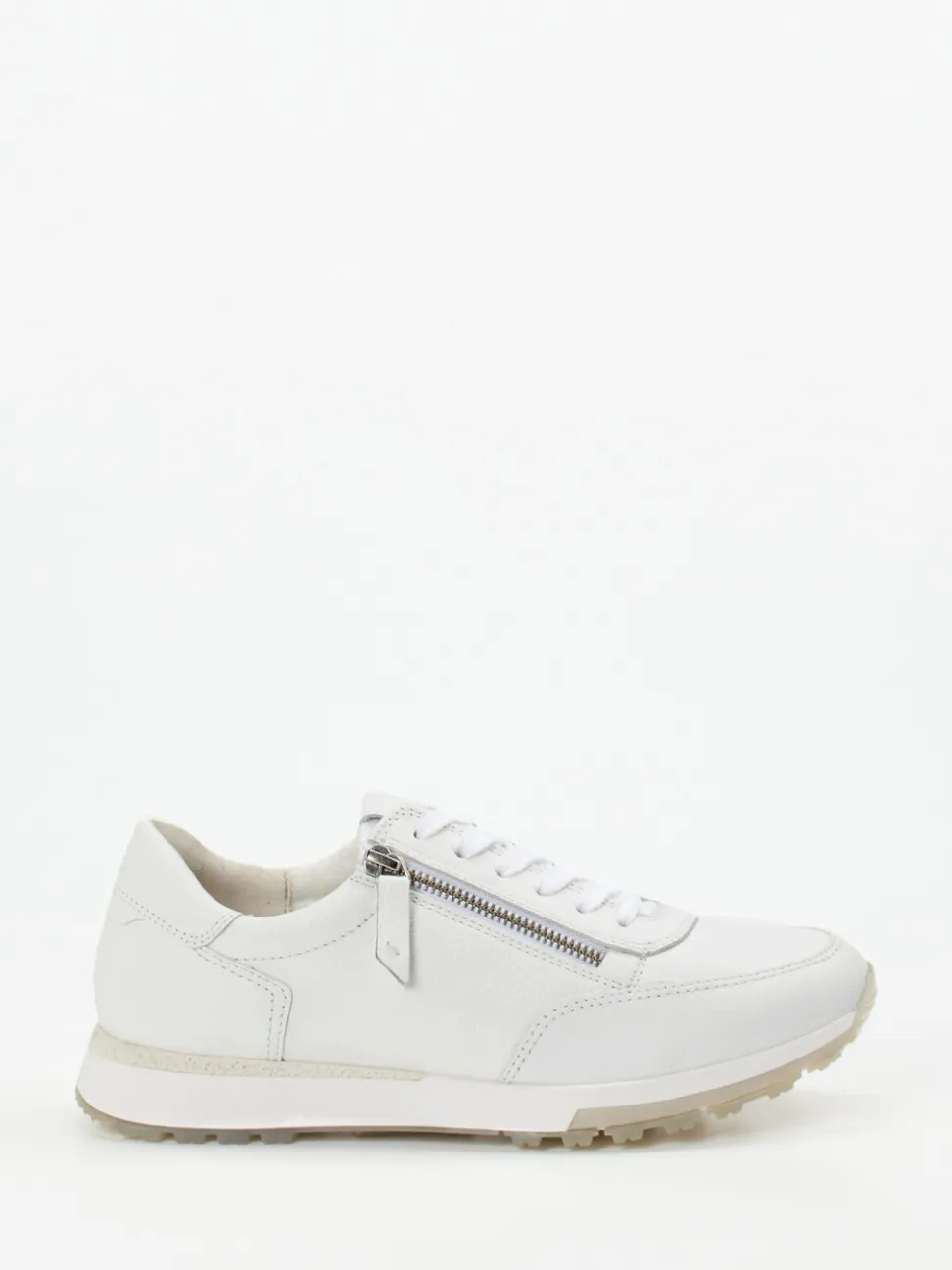 Paul Green – Sneaker aus Kalbleder in Weiß