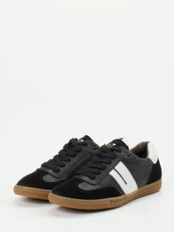 Paul Green – Sneaker aus Kalbleder in Schwarz