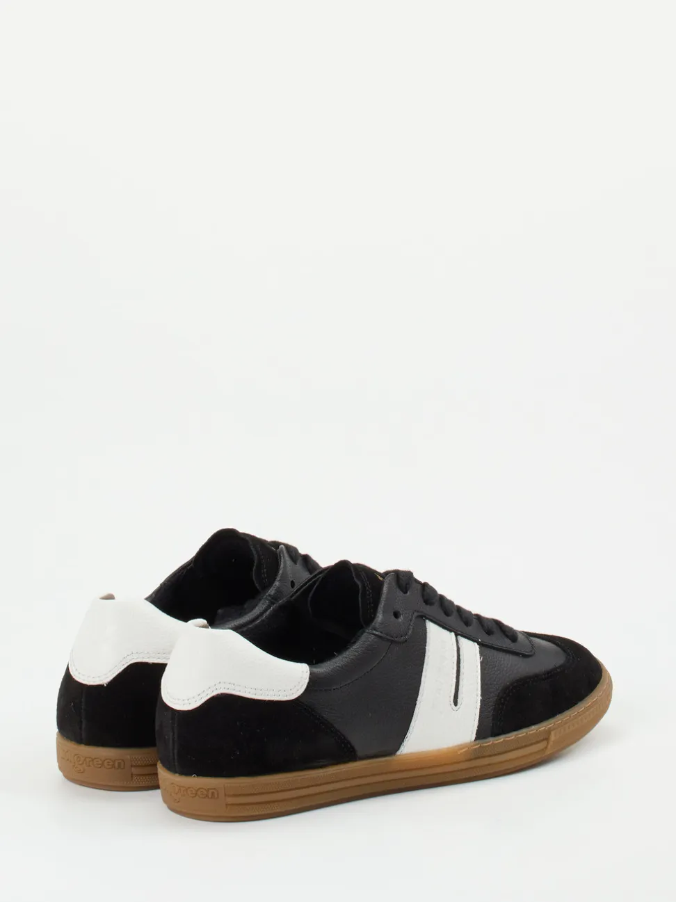 Paul Green – Sneaker aus Kalbleder in Schwarz