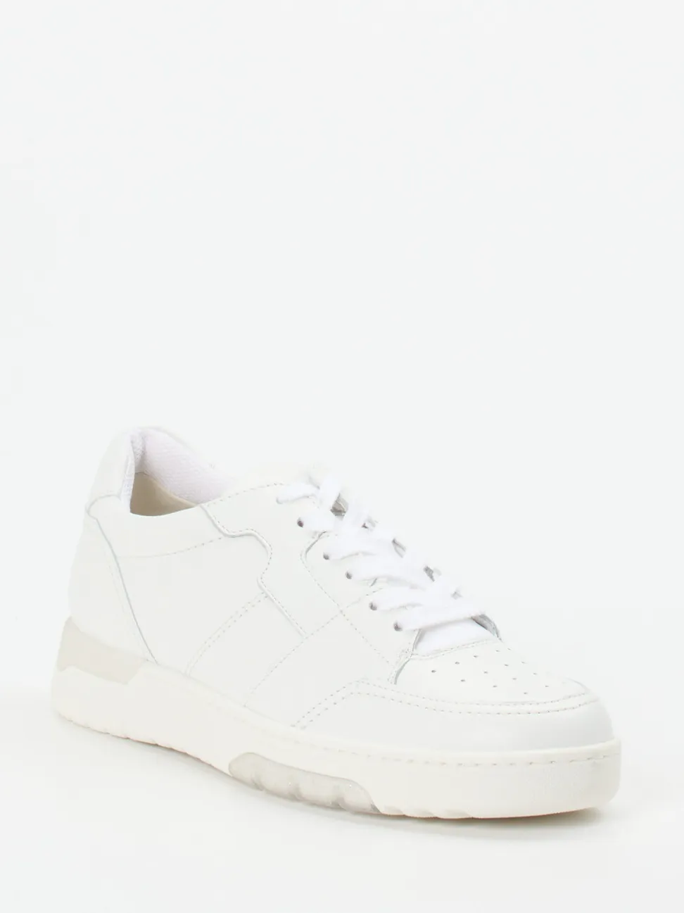 Paul Green – Sneaker aus Kalbleder in Weiß