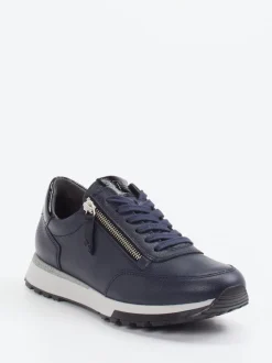 Paul Green – Sneaker aus Kalbleder Dunkelblau