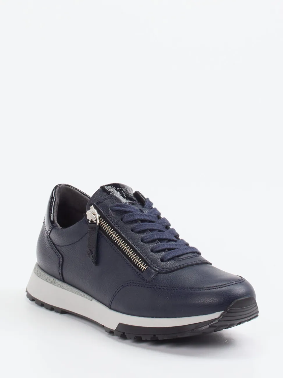 Paul Green – Sneaker aus Kalbleder Dunkelblau