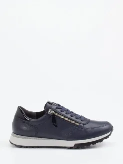Paul Green – Sneaker aus Kalbleder Dunkelblau