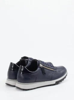 Paul Green – Sneaker aus Kalbleder Dunkelblau