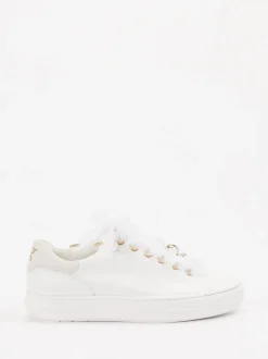 Paul Green – Sneaker aus Kalbleder mit Satin-Schnürung