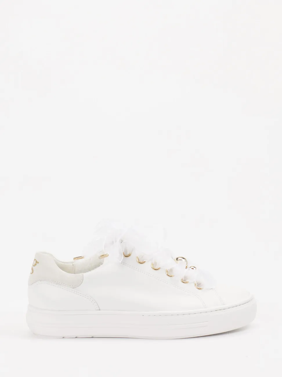 Paul Green – Sneaker aus Kalbleder mit Satin-Schnürung