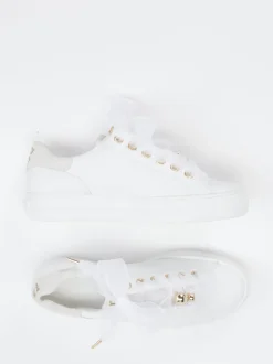 Paul Green – Sneaker aus Kalbleder mit Satin-Schnürung