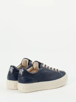 Paul Green – Sneaker aus Kalbleder Dunkelblau