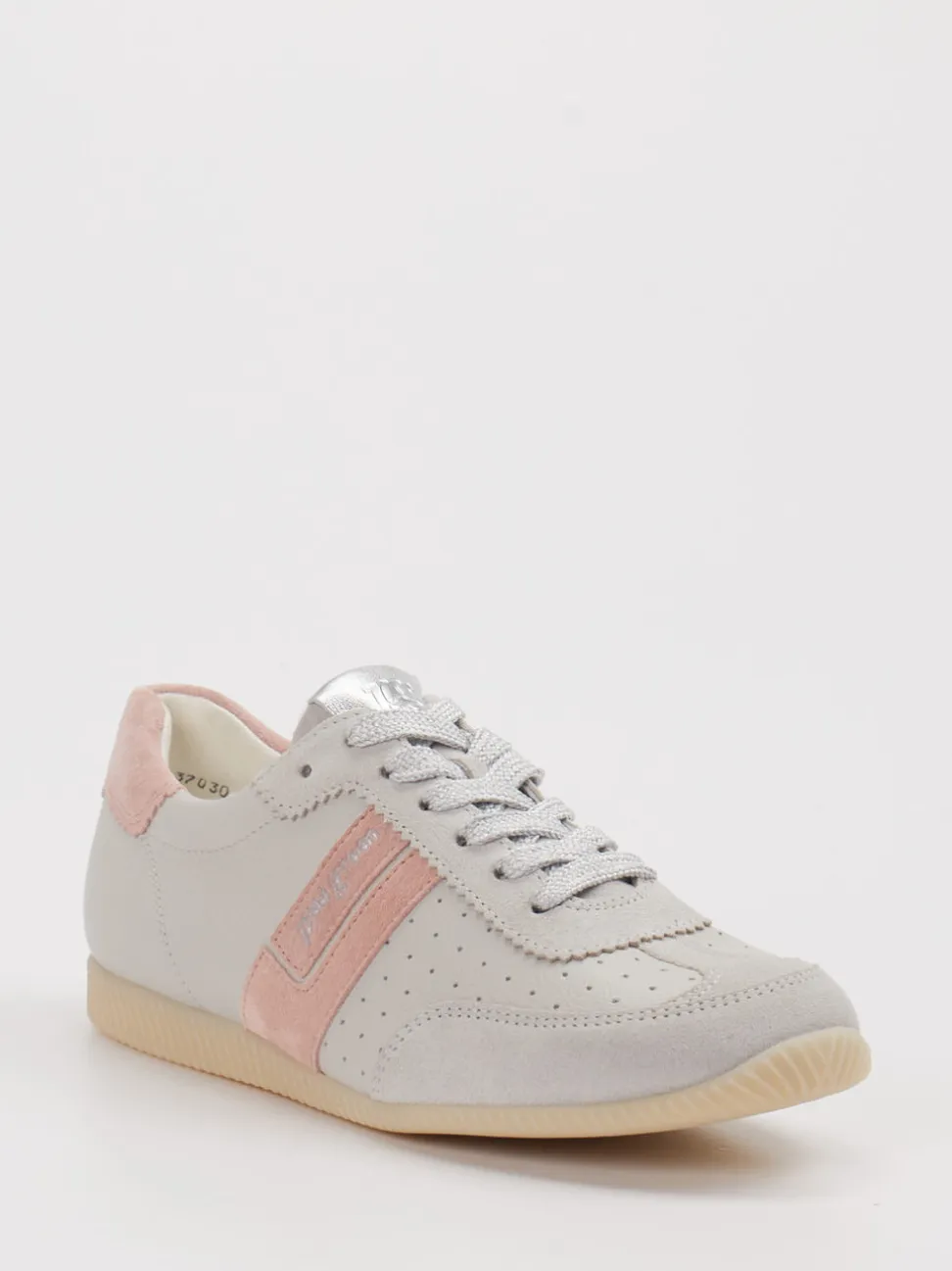 Paul Green – Sneaker aus Ledermix in Offwhite