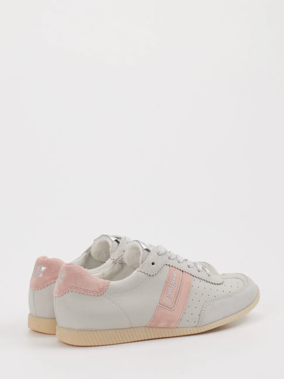 Paul Green – Sneaker aus Ledermix in Offwhite