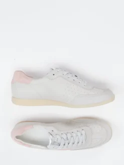 Paul Green – Sneaker aus Ledermix in Offwhite