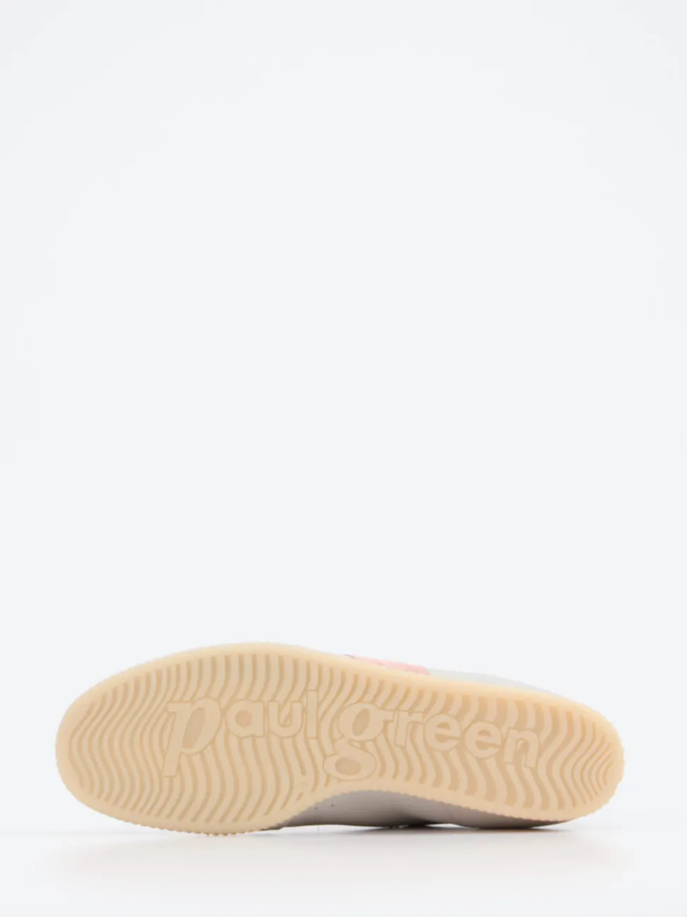 Paul Green – Sneaker aus Ledermix in Offwhite