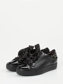 Paul Green – Sneaker aus Lackleder Schwarz