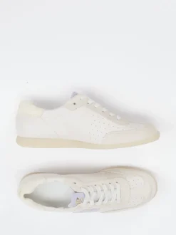 Paul Green – Sneaker aus Leder Beige Pastellakzente
