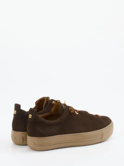 Paul Green – Sneaker aus Nubukleder Dunkelbraun