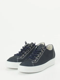 Paul Green – Sneaker aus Nubukleder in Dunkelblau