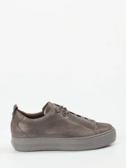 Paul Green – Sneaker aus Nubukleder in Grau