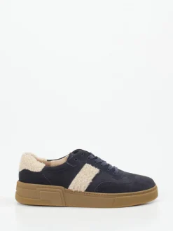 Paul Green – Sneaker aus Veloursleder mit Teddyfutter