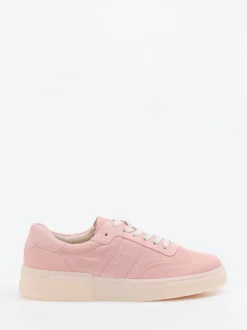 Paul Green – Sneaker aus Veloursleder Altrosa