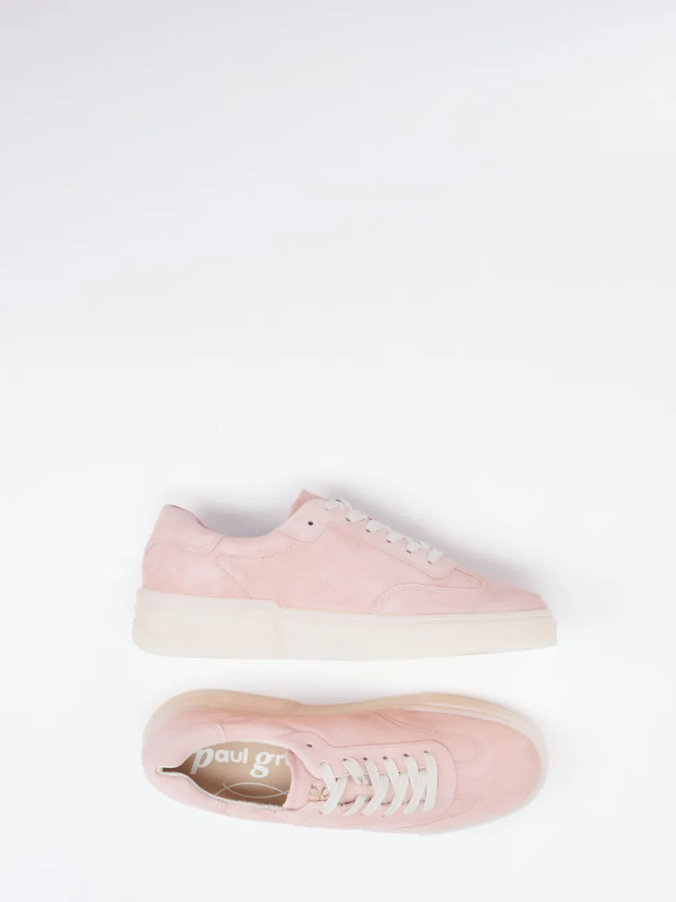 Paul Green – Sneaker aus Veloursleder Altrosa