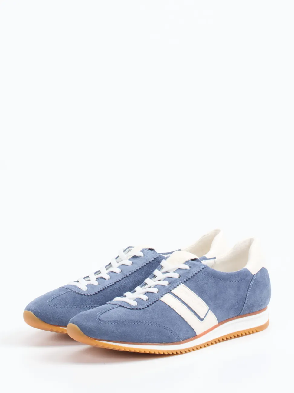 Paul Green – Sneaker aus Veloursleder Jeansblau