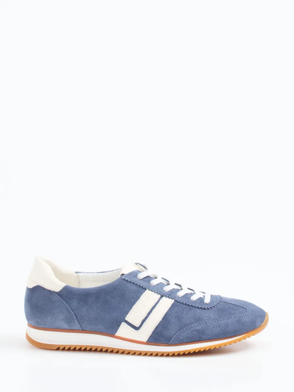 Paul Green – Sneaker aus Veloursleder Jeansblau