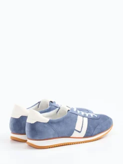 Paul Green – Sneaker aus Veloursleder Jeansblau