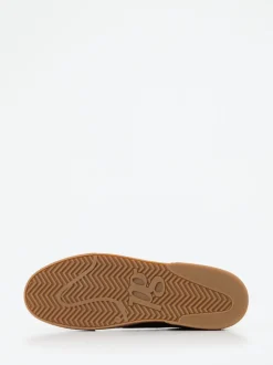 Paul Green – Sneaker aus Veloursleder in Bordeaux