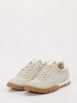 Paul Green – Sneaker aus Veloursleder in Beige