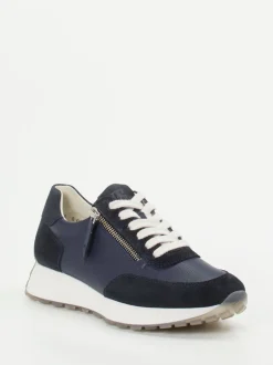 Paul Green – Sneaker aus Veloursleder Dunkelblau