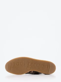 Paul Green – Sneaker aus Veloursleder im Animalprint