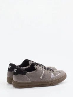 Paul Green – Sneaker aus Veloursleder in Taupe