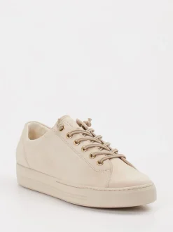 Paul Green – Sneaker aus Veloursleder beige